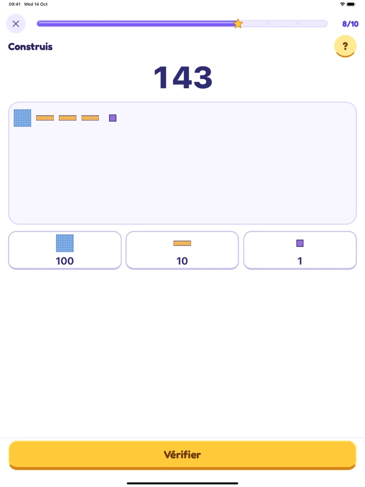 Construire les nombres dans MathAda CE1